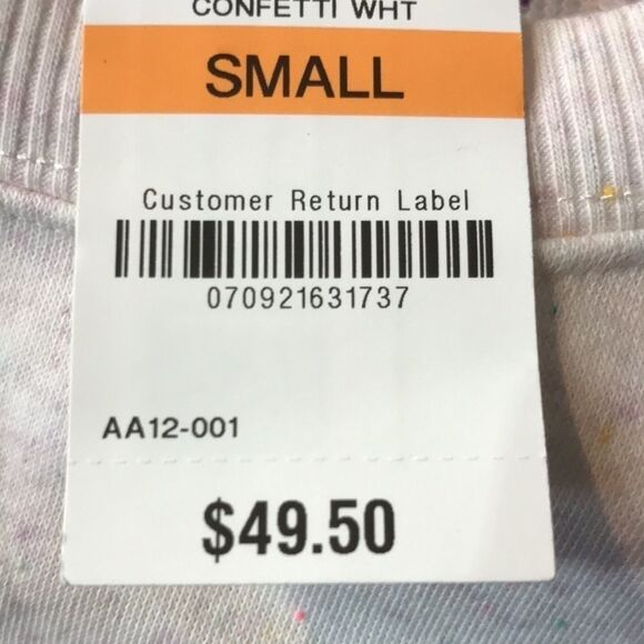 Style & Co Speckled Sweatshirt women’s size small - Picture 5 of 6